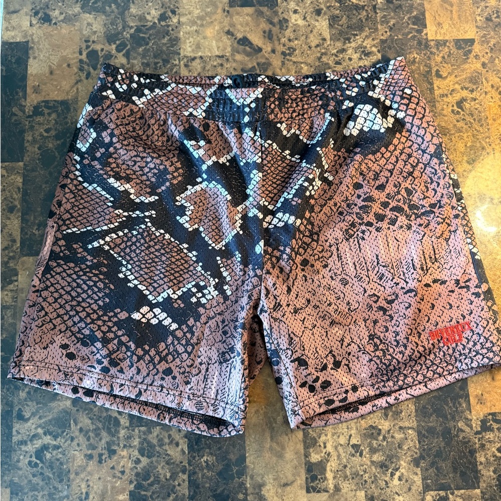 Devereux Golf Mesh Shorts - XL - Rattlesnake Print